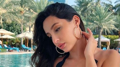 nora fatehi breast|10 hottest bikini looks of Nora Fatehi .